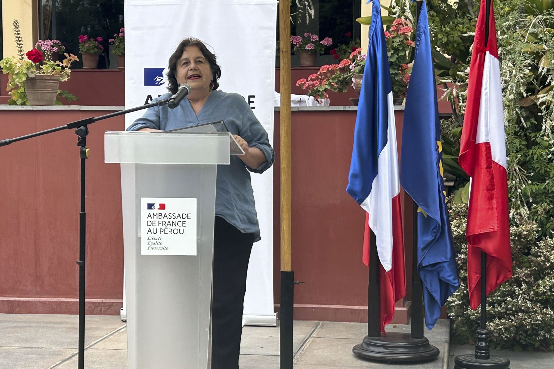 La Embajada de Francia entregó el premio de derechos humanos Javier Pérez de Cuéllar. Este Premio, que se creó en homenaje a la carrera ejemplar del ilustre diplomático peruano, recompensa, cada año, actividades así como proyectos que promueven la divulgación, defensa y protección de los Derechos Humanos en el Perú. Foto: ANDINA/Difusión