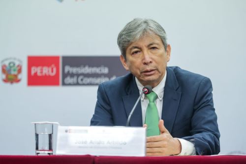 Ministro de Economía y Finanzas, José Arista Arbildo. ANDINA/Difusión