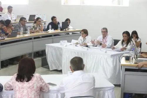Diez gobiernos regionales sostuvieron reuniones bilaterales con el ministro de Educación, Morgan Quero, y su equipo técnico. ANDINA/Difusión