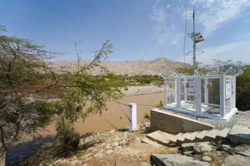 Las estaciones hidrológicas automáticas inauguradas en Ica por el Senamhi darán cuenta en tiempo real sobre el nivel, caudal y volumen del agua del río Ica. Foto: Genry Bautista