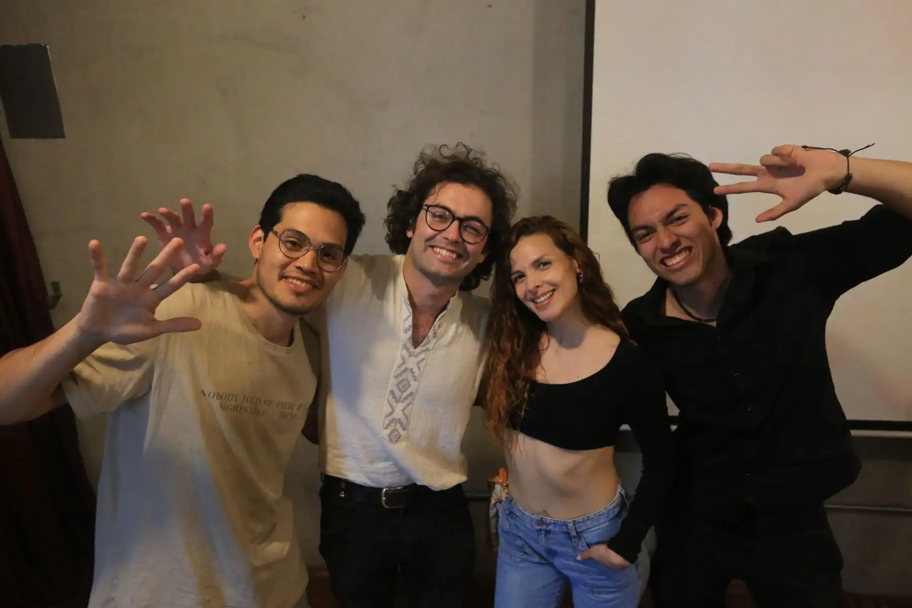 Presentación de Videoclip "Me embrujaste ahora" de banda Volcano. 
FOTO: ANDINA/Héctor Vinces