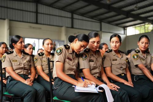 500 futuros policías son capacitados en atención de casos de violencia de género. Foto: ANDINA/Difusión.