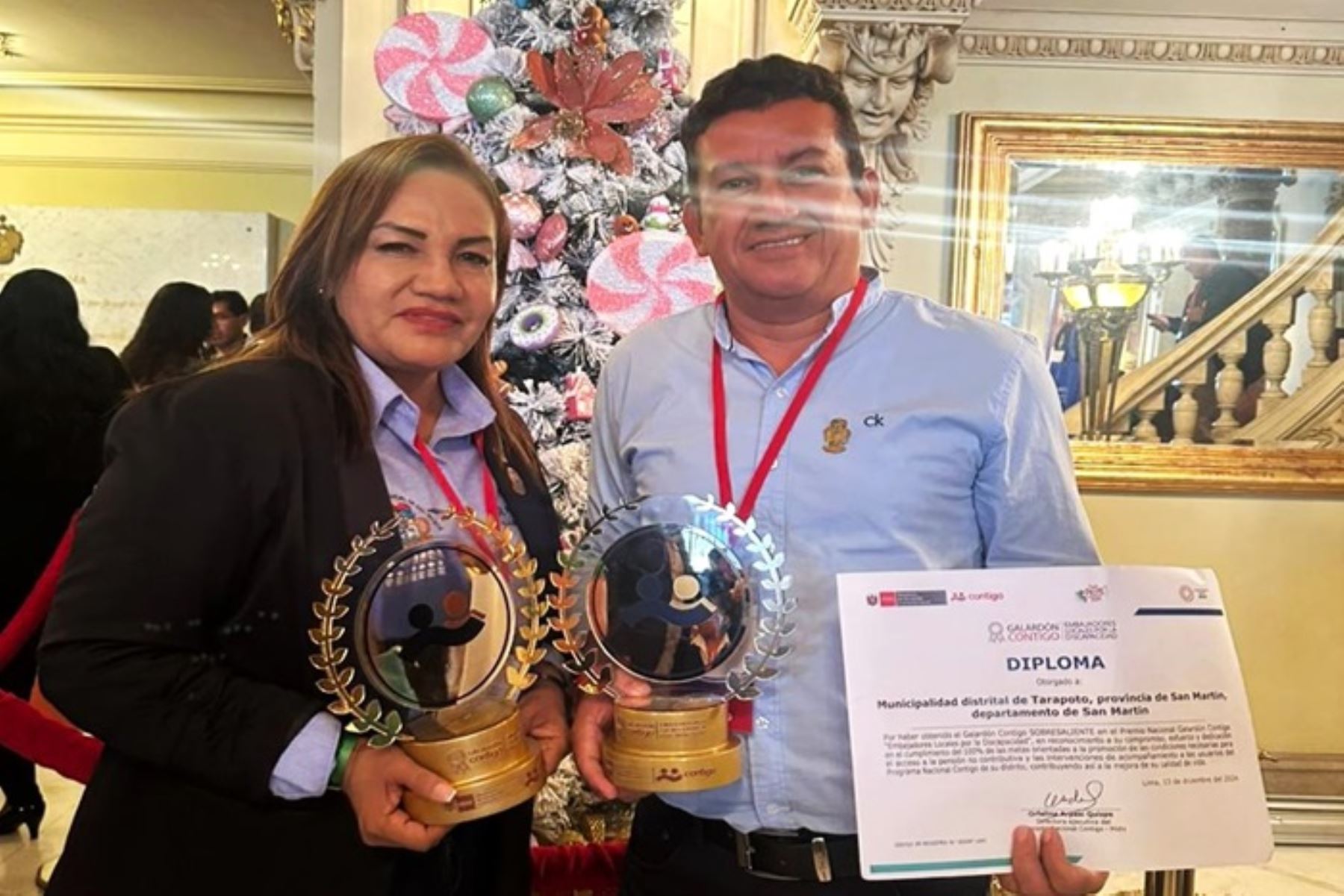 Municipio Provincial de San Martín  recibió el premio “Galardón Contigo: Embajadores Locales por la Discapacidad”, del “Programa Contigo”, del Ministerio de Desarrollo e Inclusión Social (Midis).