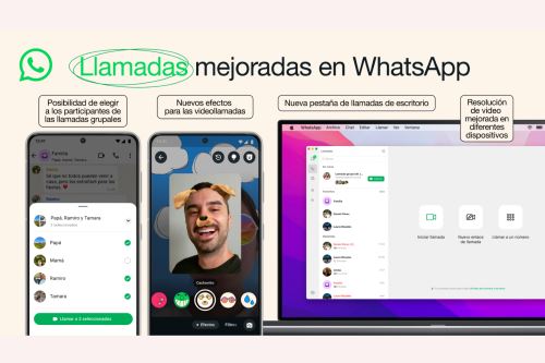 Ya sea desde la computadora o el celular, las llamadas ahora son más confiables y tienen una mejor resolución de video y una imagen más nítida tanto en llamadas individuales como en grupo.