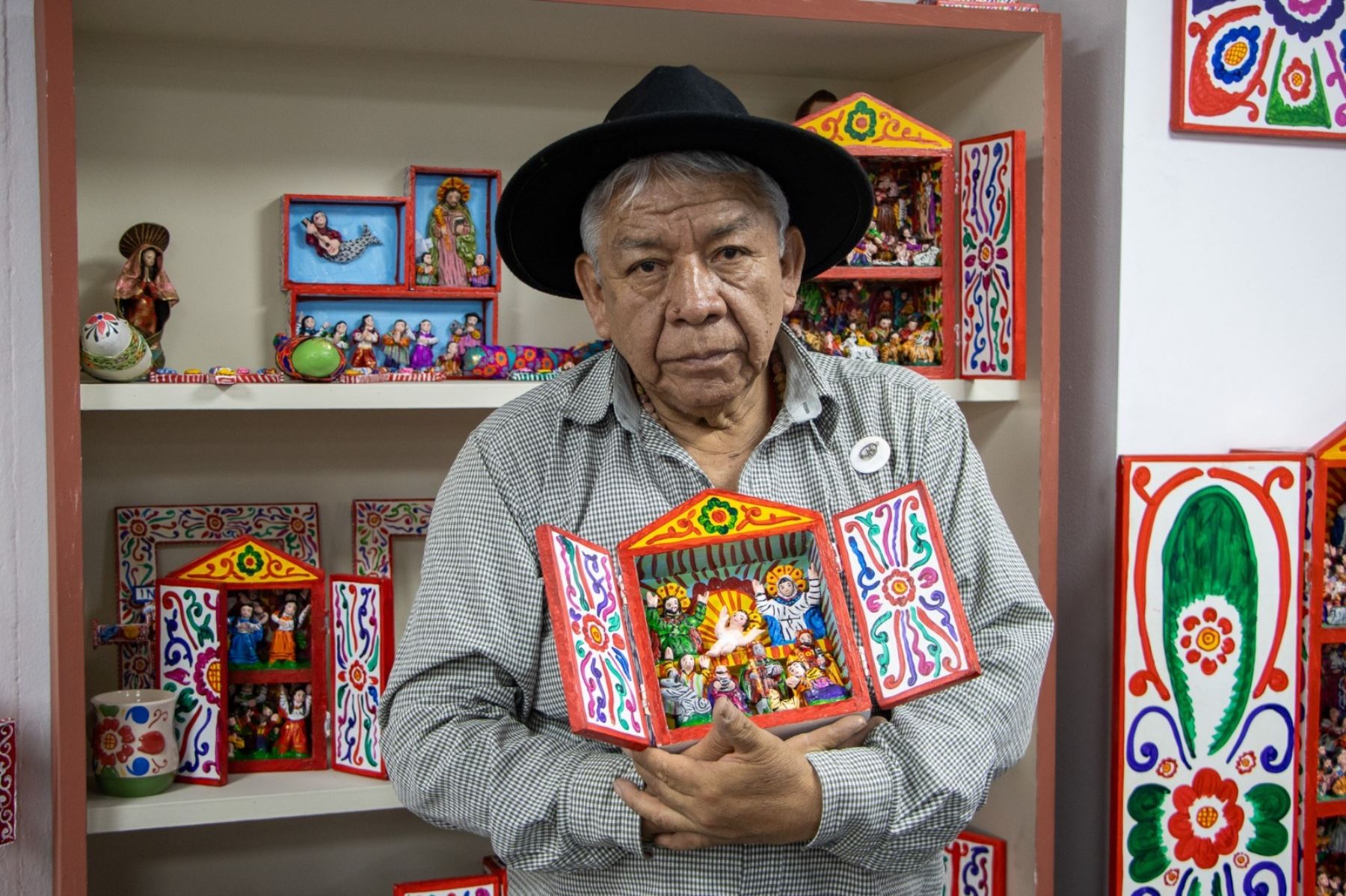 La exposición-venta Ruraq maki. Tajimat pujut estará abierta al público hasta el 22 de diciembre en el Ministerio de Cultura. Foto: ANDINA/Mincul