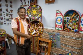 La exposición-venta Ruraq maki. Tajimat pujut estará abierta al público hasta el 22 de diciembre en el Ministerio de Cultura. Foto: ANDINA/Mincul