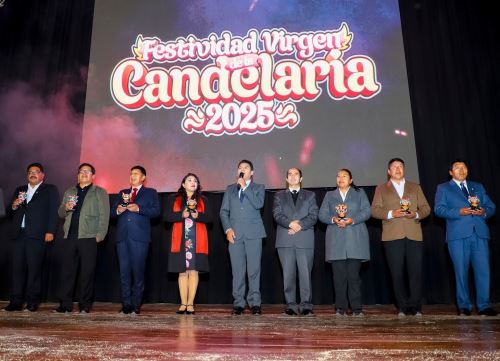 Puno realizó la presentación oficial de la Festividad de la Virgen de la Candelaria 2025. El programa contempla una diversidad de actividad de una de las manifestaciones culturales más importantes del Perú. ANDINA/Difusión