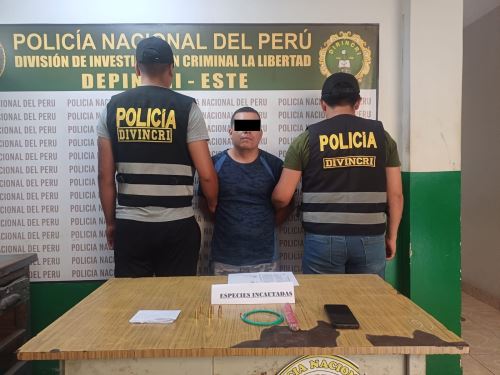 Agentes de la Depincri detuvieron a Pedro Denis Zavaleta Ávalos, alias "Mickey Mouse", quien estaría involucrado en varios casos de extorsión.