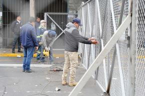 La Municipalidad de Lima, estableció una sola vía para el ingreso vehicular en el jr. Santa Rosa con av. Abancay y para la salida en el jr. Cusco con av. Abancay.ANDINA/Difusión