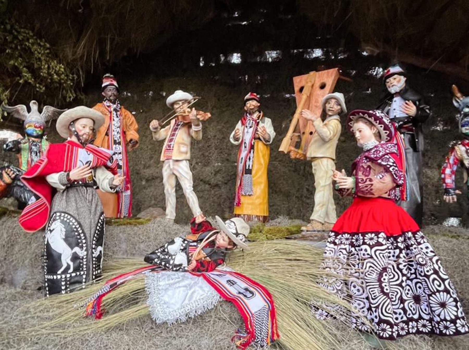 Presentan en Cusco un nacimiento andino inspirado en las tradiciones y personajes del pueblo de Chumbivilcas. ANDINA/Difusión