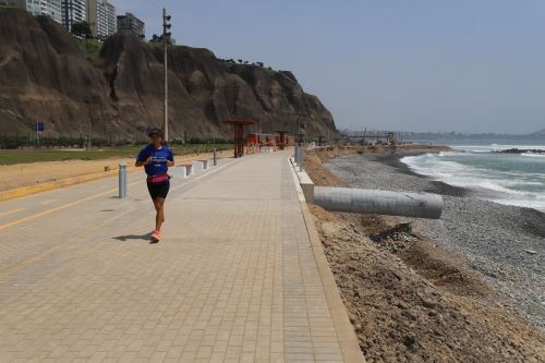 La Municipalidad de Lima recuperó la playa Los Delfines de Miraflores realizando las obras de reparación de un tramo del malecón. Foto: ANDINA/Difusión