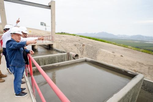 La nueva planta de tratamiento de agua potable de Trujillo producirá 750 litros de agua por segundo.