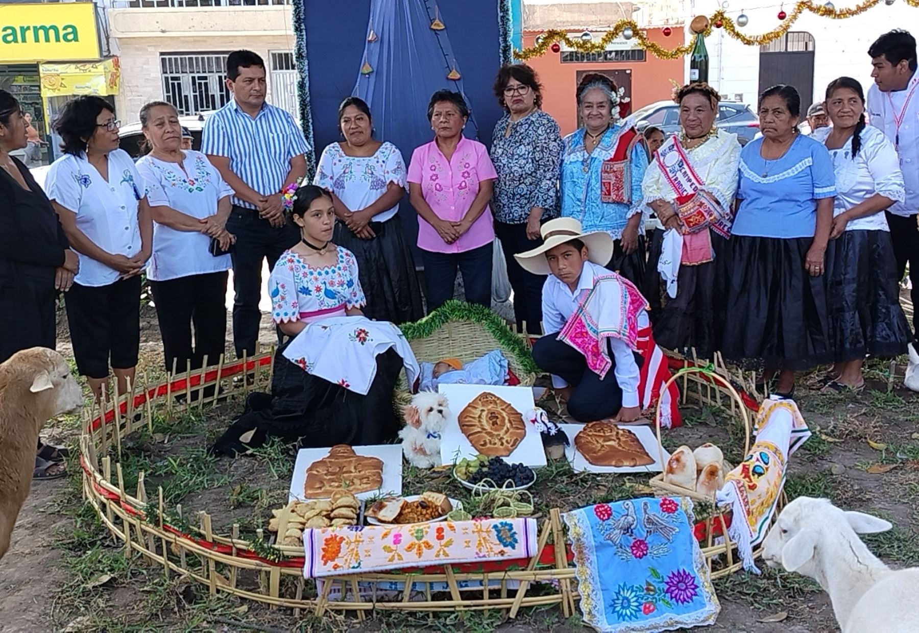 Con un espectacular nacimiento en vivo, el tradicional pueblo de Monsefú inició las celebraciones por Navidad que incluyen actividades ancestrales. ANDINA/Difusión