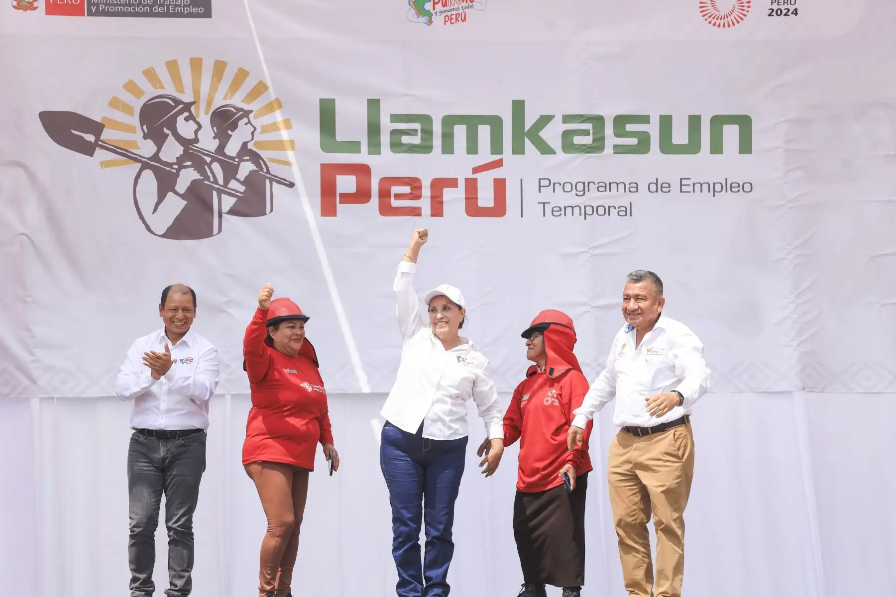 Llamkasun Perú: Generando empleo temporal para los más vulnerables. Foto: ANDINA/Prensa Presidencia