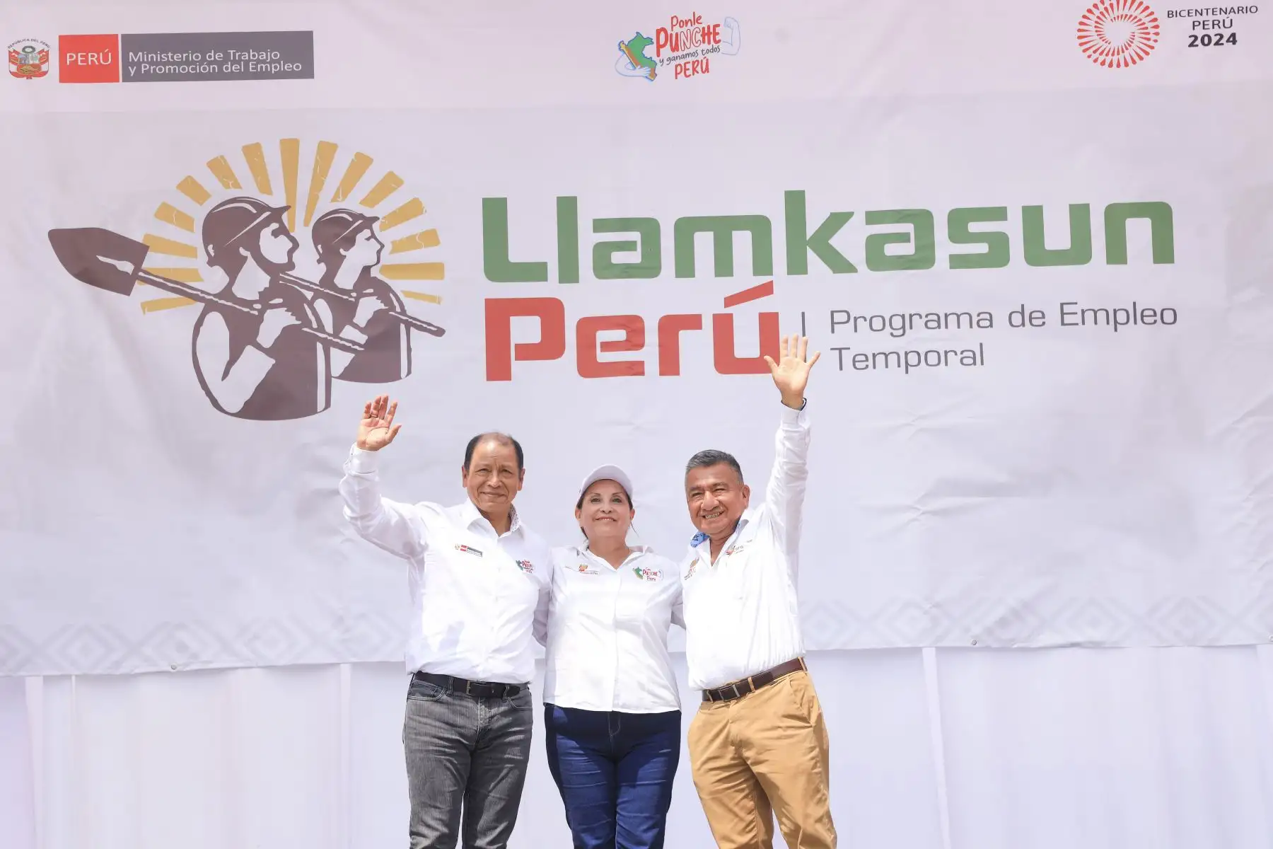 Llamkasun Perú: Generando empleo temporal para los más vulnerables. Foto: ANDINA/Prensa Presidencia