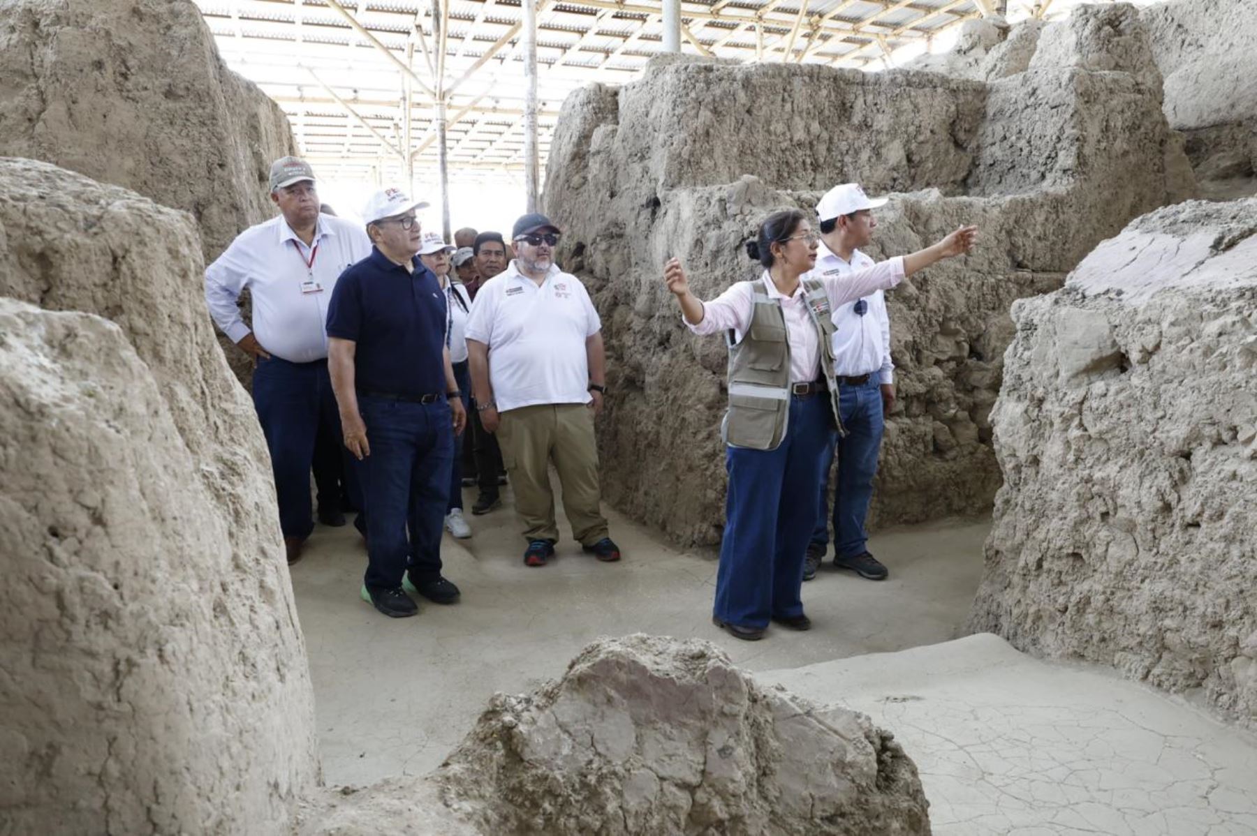 El ministro de Cultura, Fabricio Valencia, visitó la región Lambayeque para participar en diversas actividades como la visita al Museo de Sitio Sicán. Foto: ANDINA/Mincul