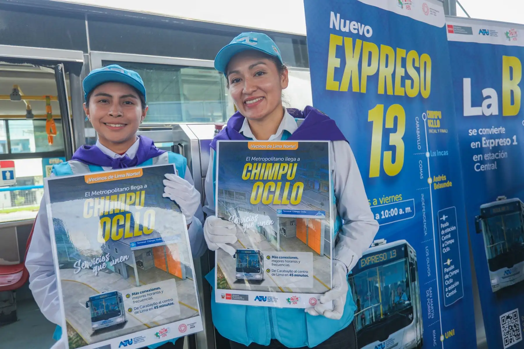 El ministro Raúl Pérez Reyes anunció la entrada en operación, con un periodo de prueba, del terminal Chimpu Ocllo, en Carabayllo