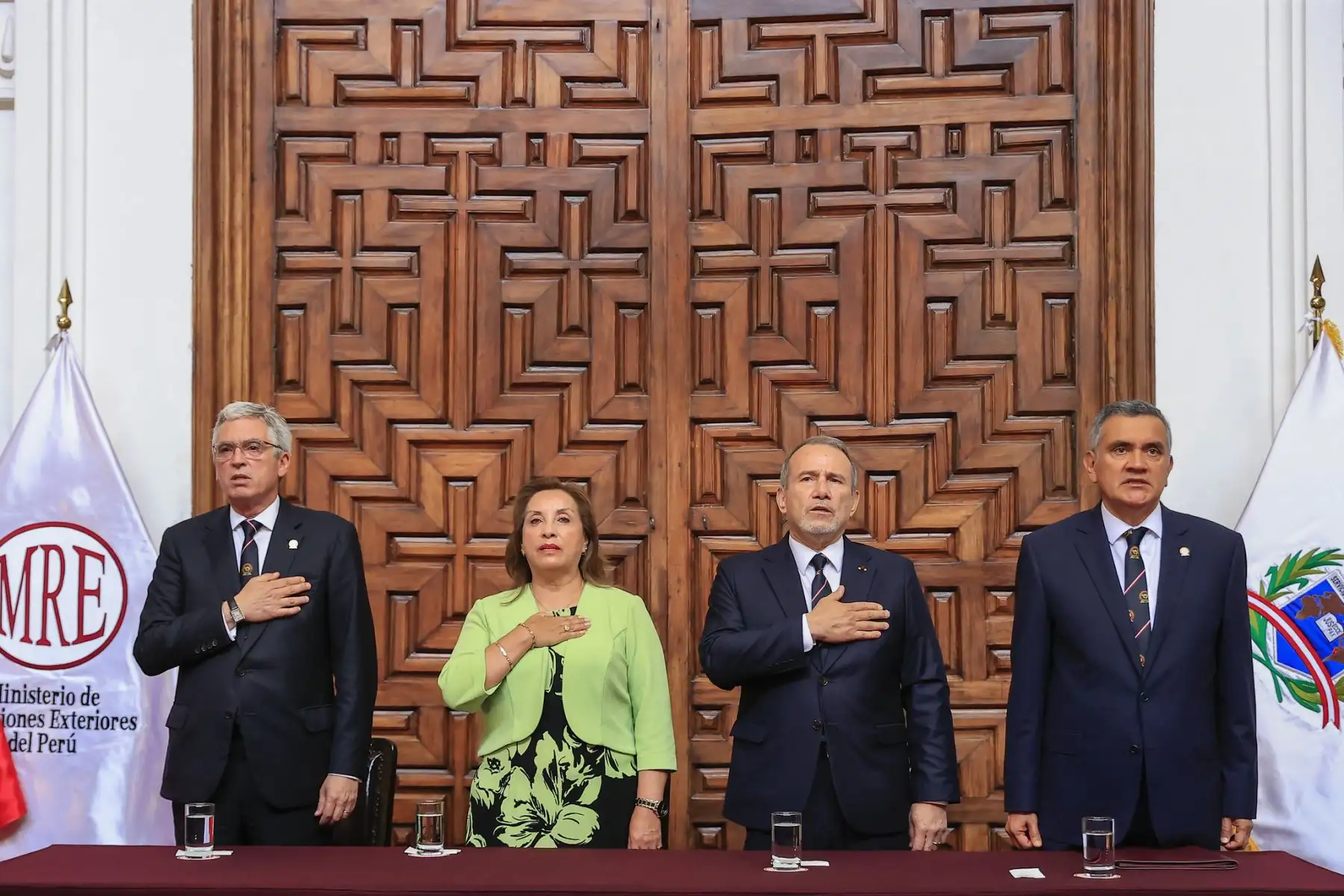 Presidenta Dina Boluarte participa en la ceremonia de clausura de Academia Diplomática.
Foto: ANDINA/Prensa Presidencia
