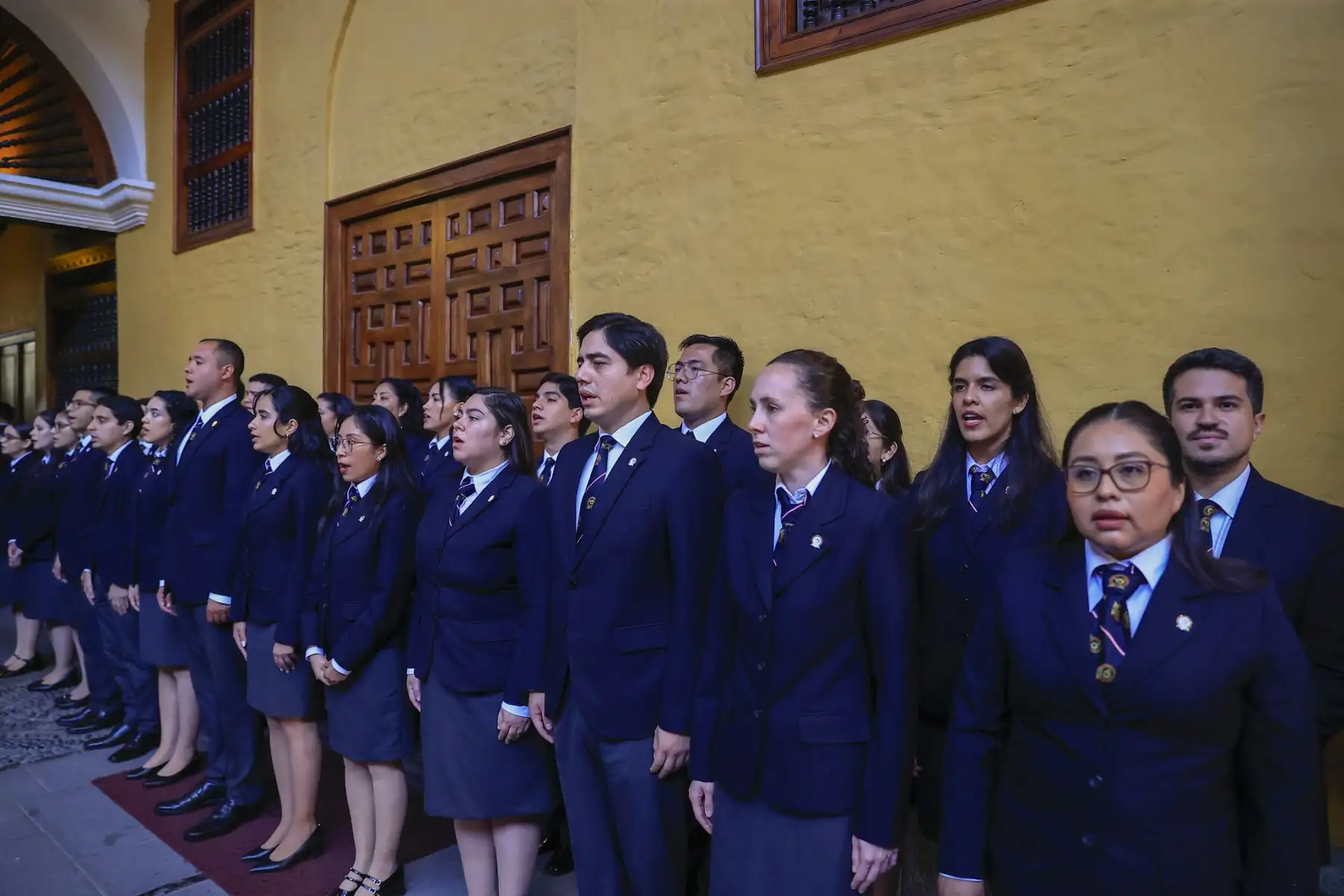 Presidenta Dina Boluarte participa en la ceremonia de clausura de Academia Diplomática.
Foto: ANDINA/Prensa Presidencia