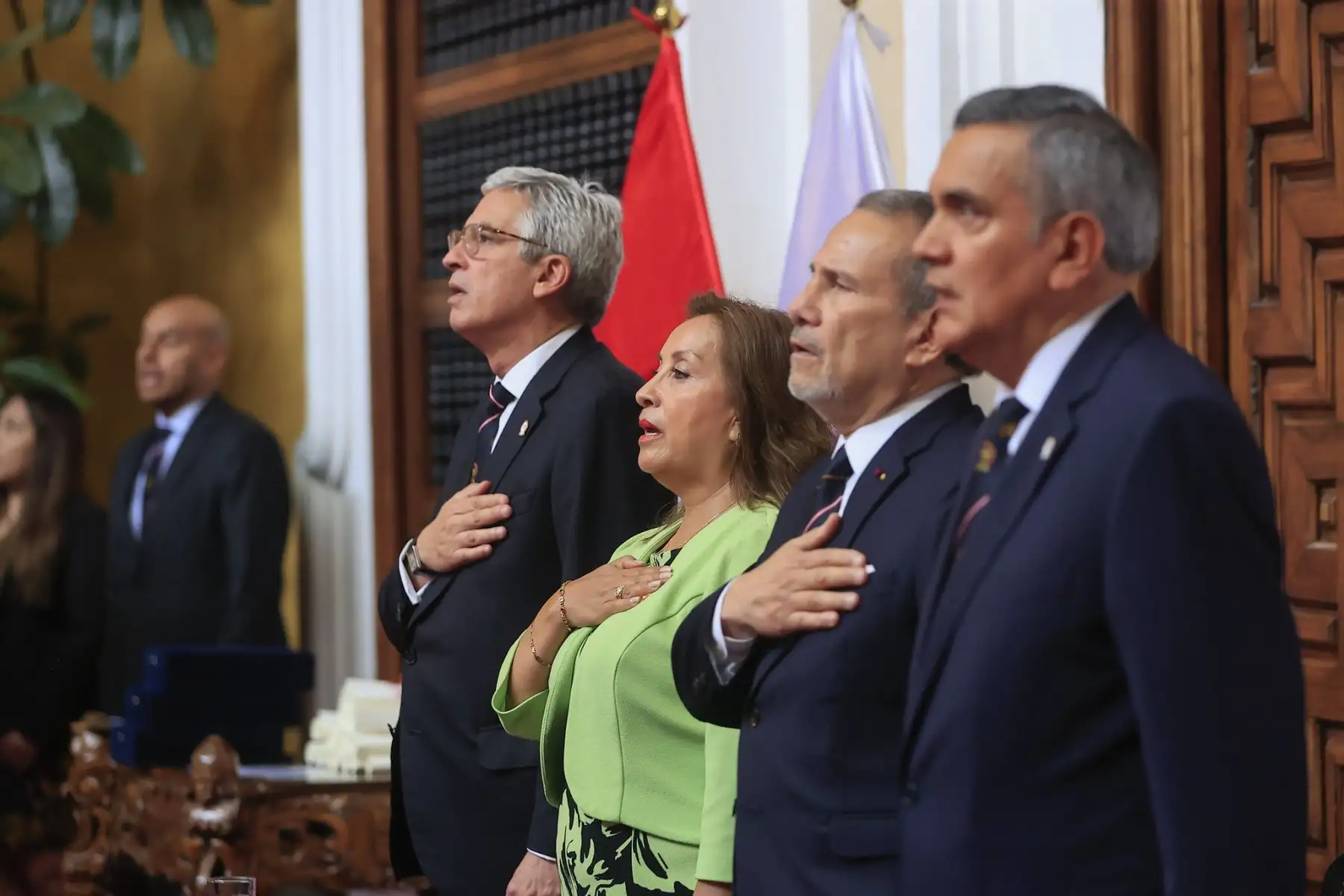 Presidenta Dina Boluarte participa en la ceremonia de clausura de Academia Diplomática.
Foto: ANDINA/Prensa Presidencia