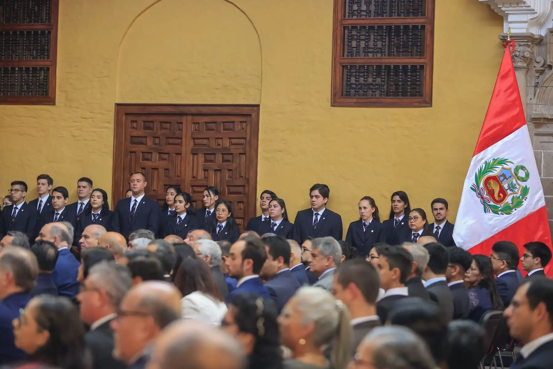 Presidenta Dina Boluarte participa en la ceremonia de clausura de Academia Diplomática.
Foto: ANDINA/Prensa Presidencia