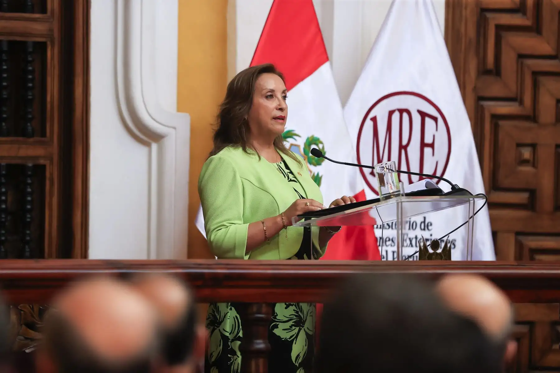 Presidenta Dina Boluarte participa en la ceremonia de clausura de Academia Diplomática.
Foto: ANDINA/Prensa Presidencia