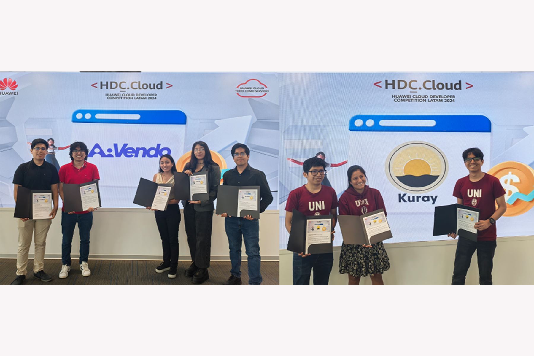 Dos equipos peruanos han puesto en alto el nombre del país al consagrarse ganadores en el Huawei Developer Competition LATAM 2024, una de las competencias más importantes de la región en el ámbito de la innovación tecnológica y el desarrollo de soluciones digitales, donde participaron más de 120 equipos.