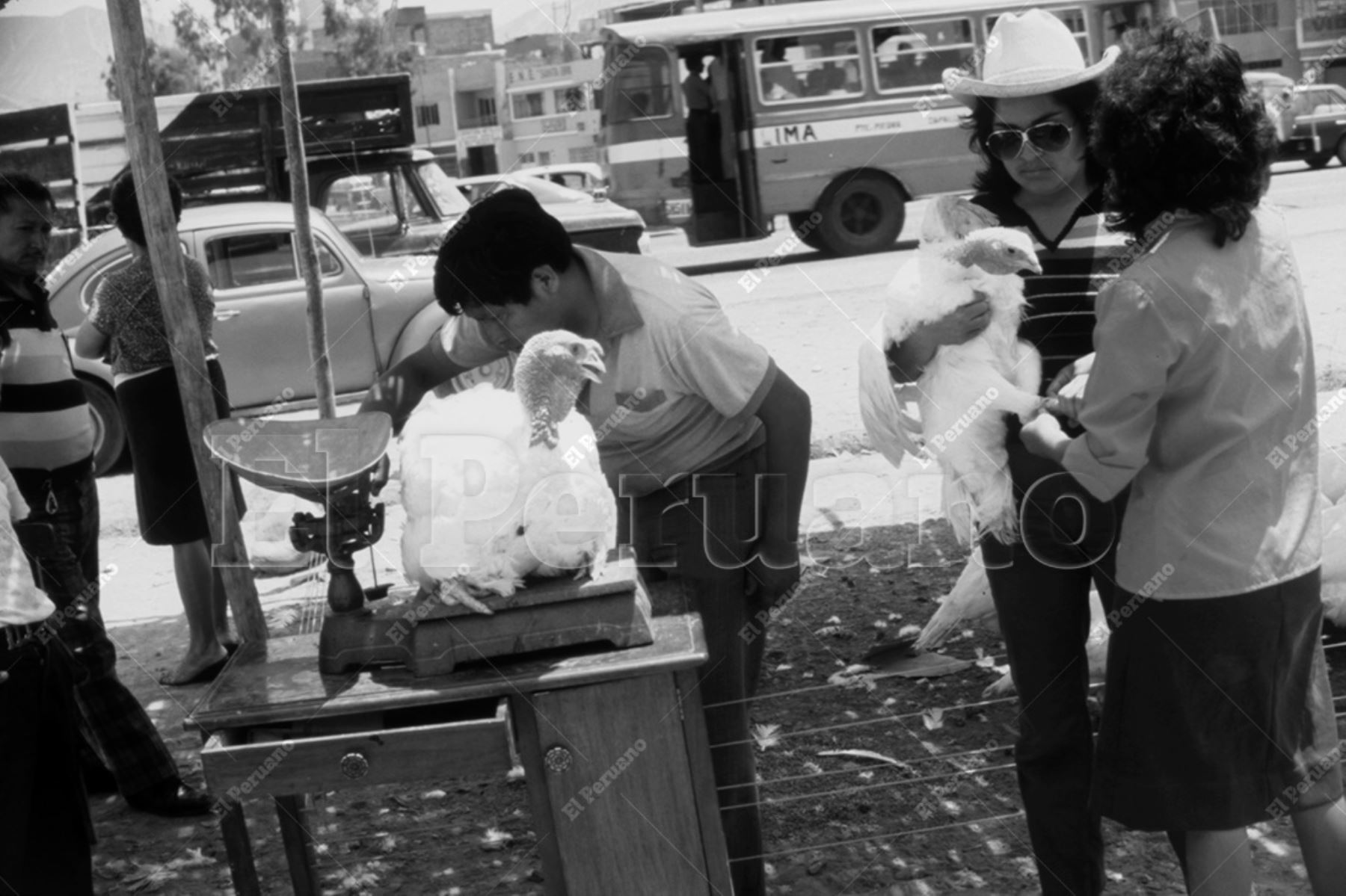 La venta de pavos, pirotécnicos, panetones... muchas cosas han cambiado en cómo los peruanos nos preparábamos para la Nochebuena hace cuatro décadas, pero otras siguen igual. Repase con nosotros, gracias al Archivo Histórico del Diario oficial El Peruano, cómo nos preparábamos para la llegada del Niño Jesús.  Lima - 14 diciembre 1976 / Se inició la campaña de venta de pavos por Navidad. Foto: Archivo Histórico de El Peruano / Humberto Romaní