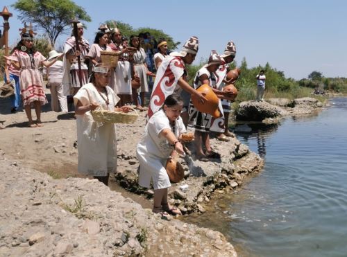 Lambayeque revive un antiguo ritual  moche para pedir por la presencia lluvias en el norte del Perú y superar el déficit hídrico que aqueja a esa zona. ANDINA/Difusión