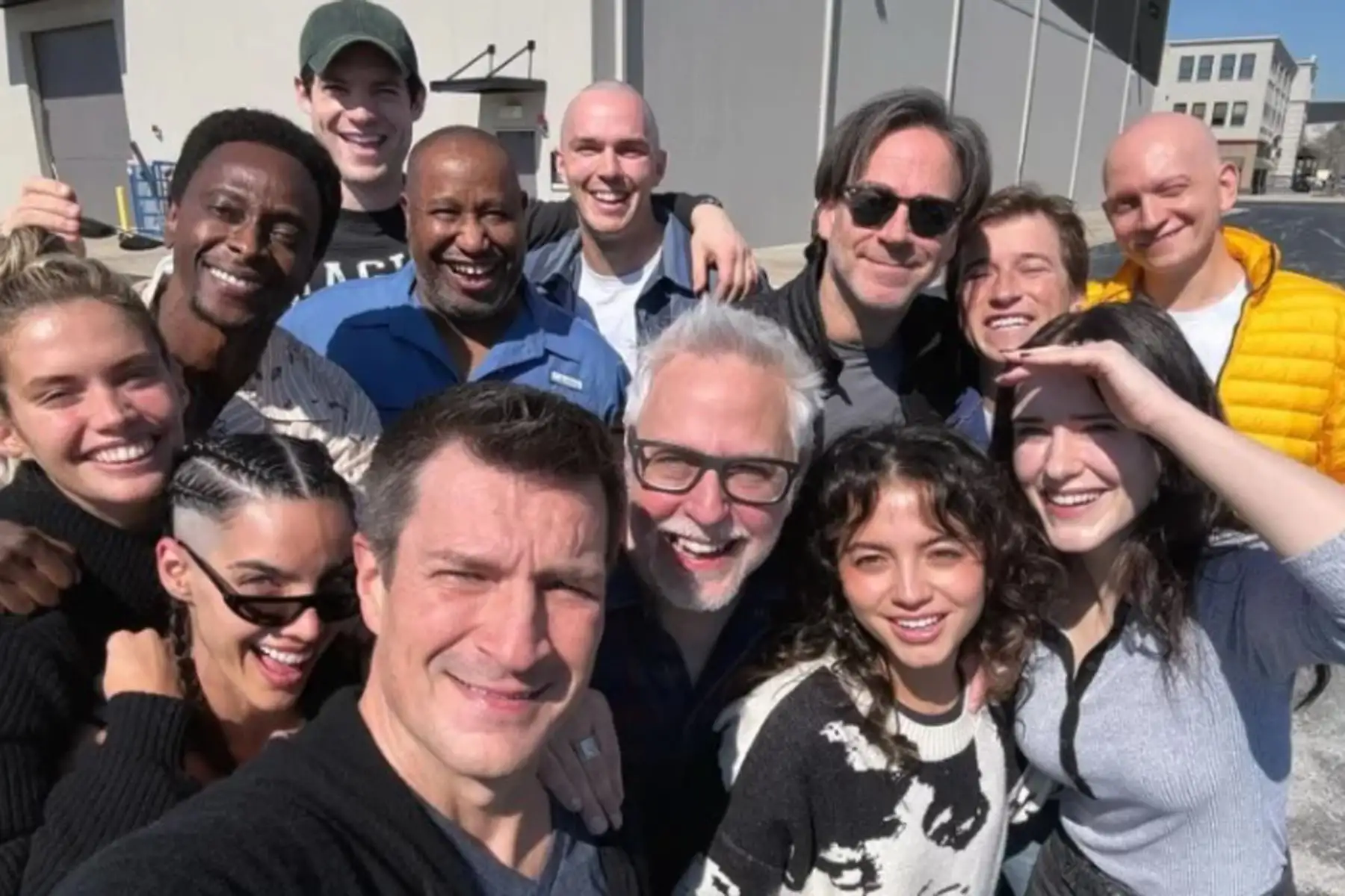 James Gunn compartió en febrero la primera fotografía del elenco completo de la nueva película del hombre de Kryptón.
Foto: Instagram