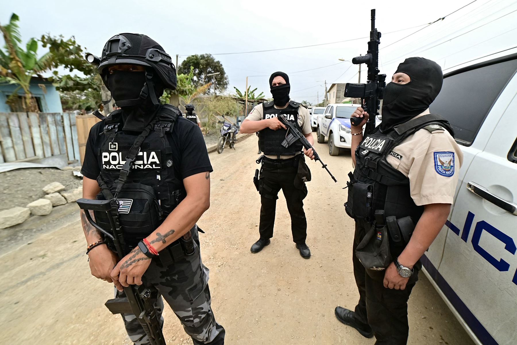 Policía de Ecuador Foto: AFP