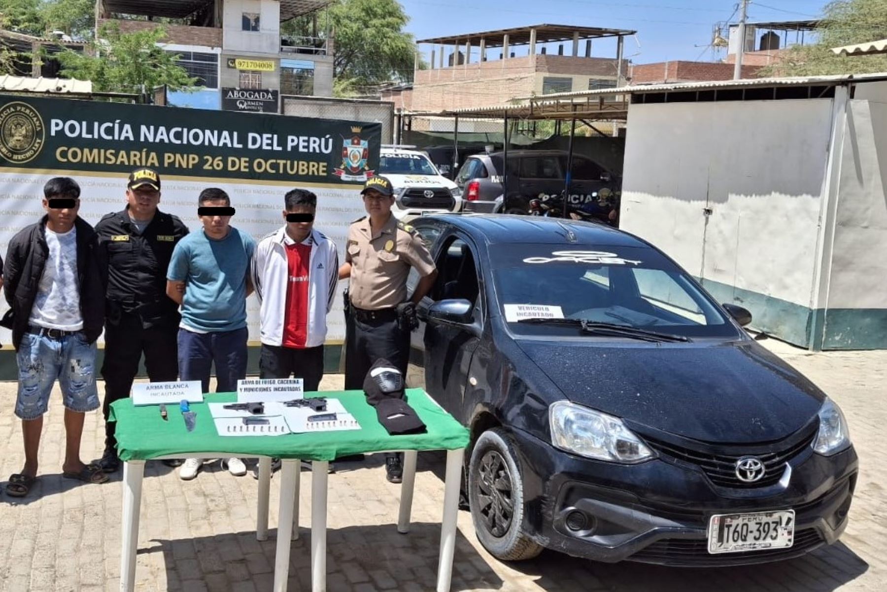 La detención se produjo en el kilómetro 2 de la carretera Panamericana Norte, vía Piura-Paita. Foto: Mininter