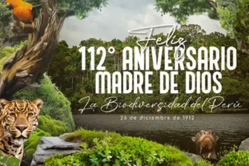 Madre de Dios celebra hoy su 112 aniversario de creación departamental, ratificando que es un destino turístico peruano de obligada visita.