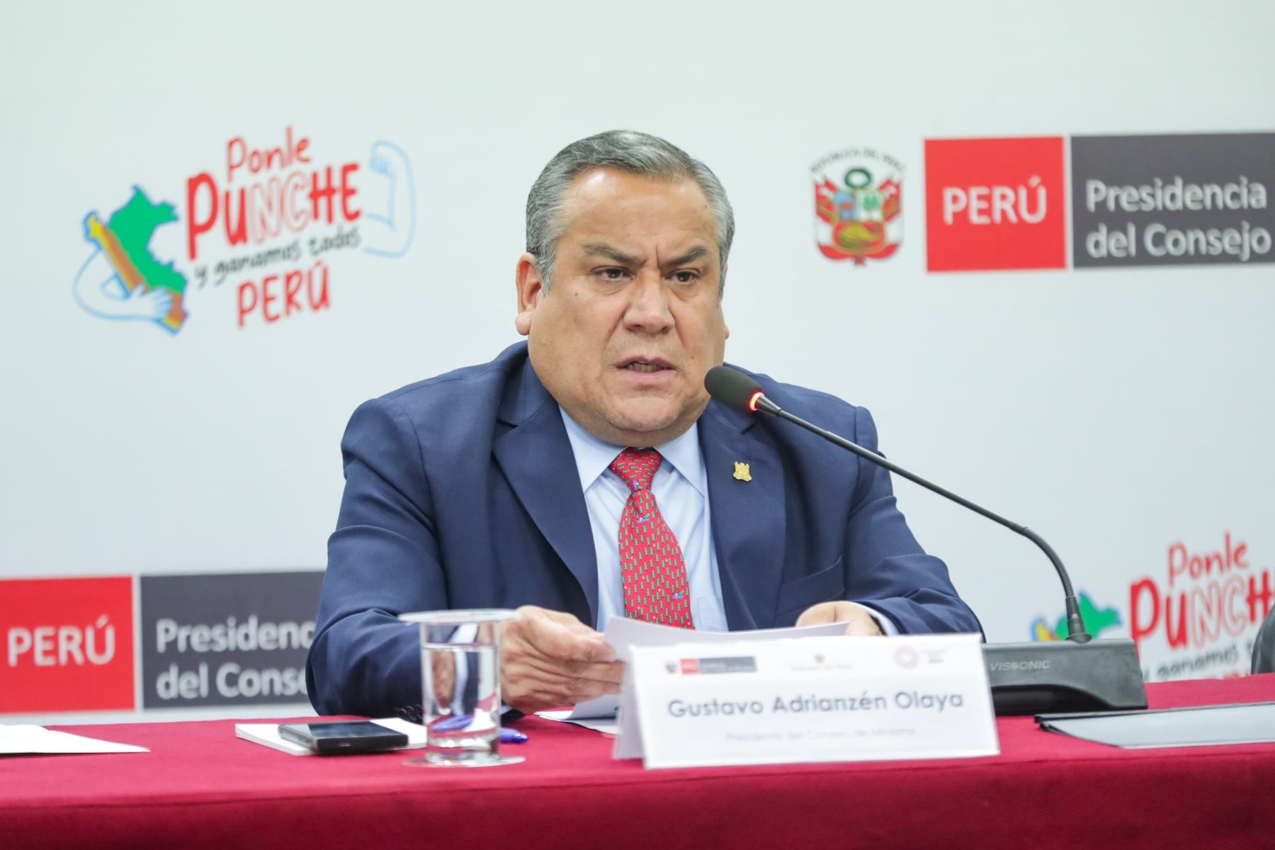 Gustavo Adrianzén, presidente del Consejo de Ministros. Foto: ANDINA/Difusión