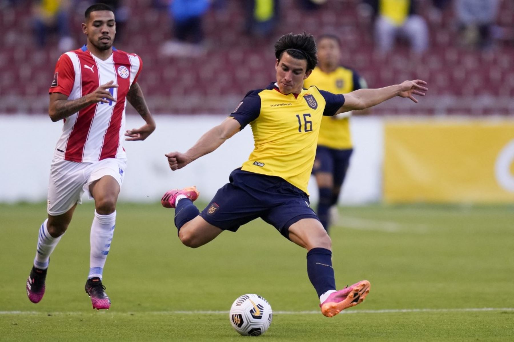 Fernando Gaibor, seleccionado ecuatoriano. Foto: AFP