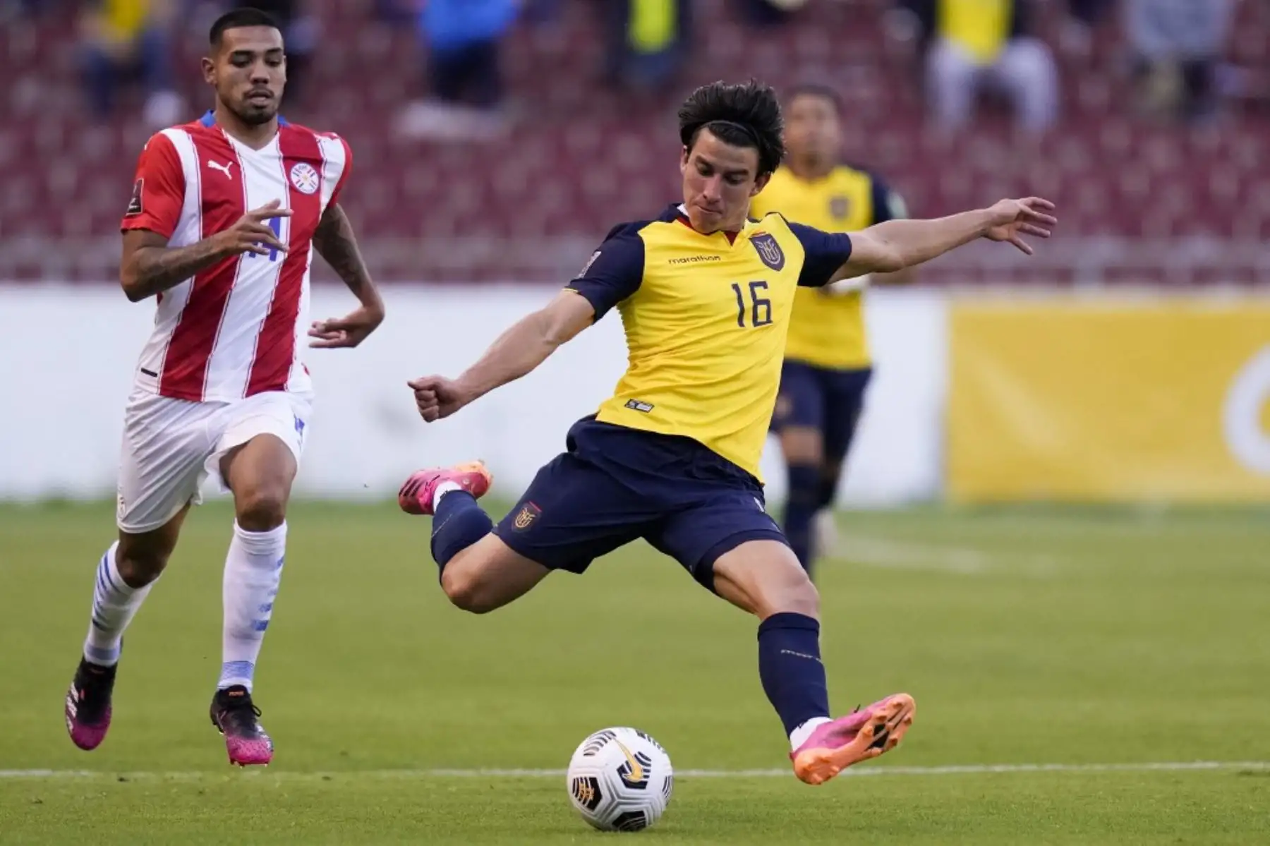 Fernando Gaibor, seleccionado ecuatoriano. Foto: AFP
