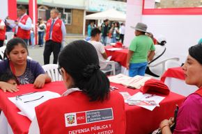 Peruvian free legal assitance from the Public Defense. Photo: Courtesy.