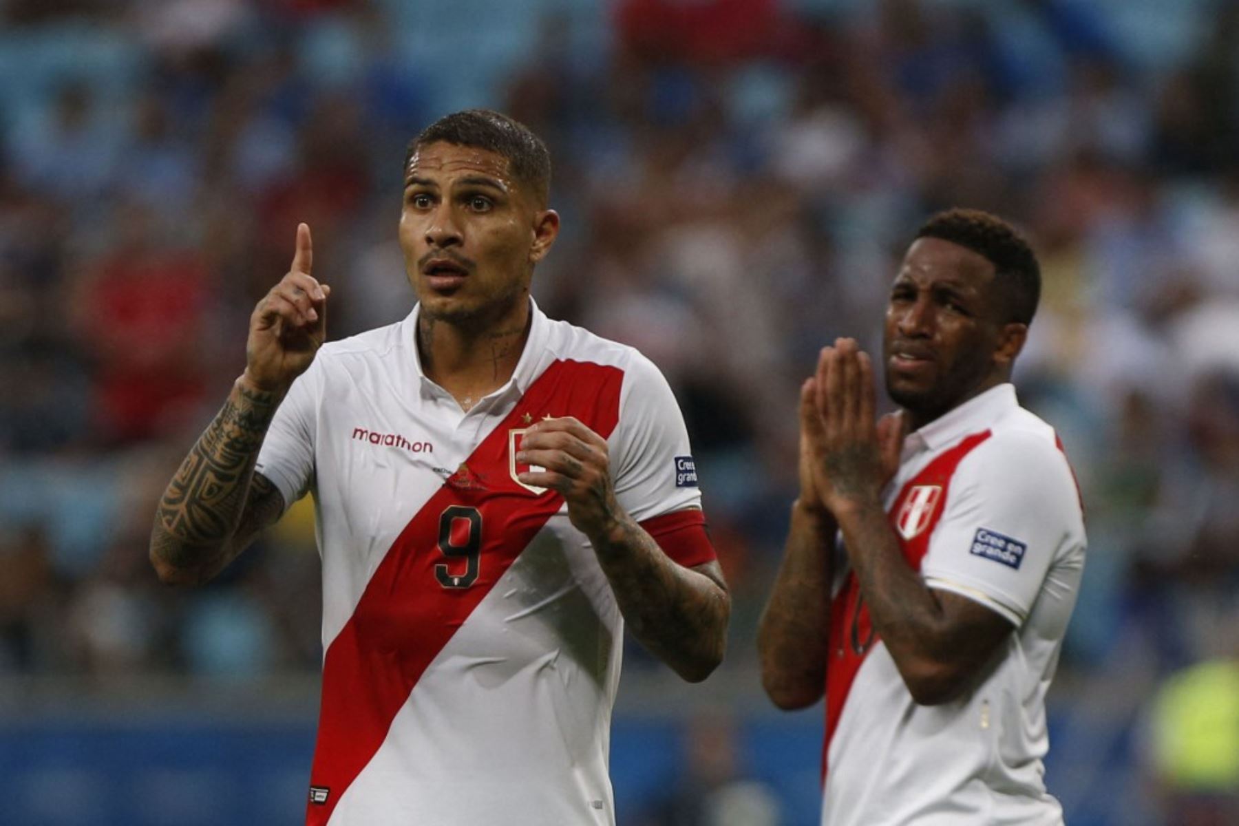 Paolo Guerrero envío un mensaje de aliento a Jefferson Farfán