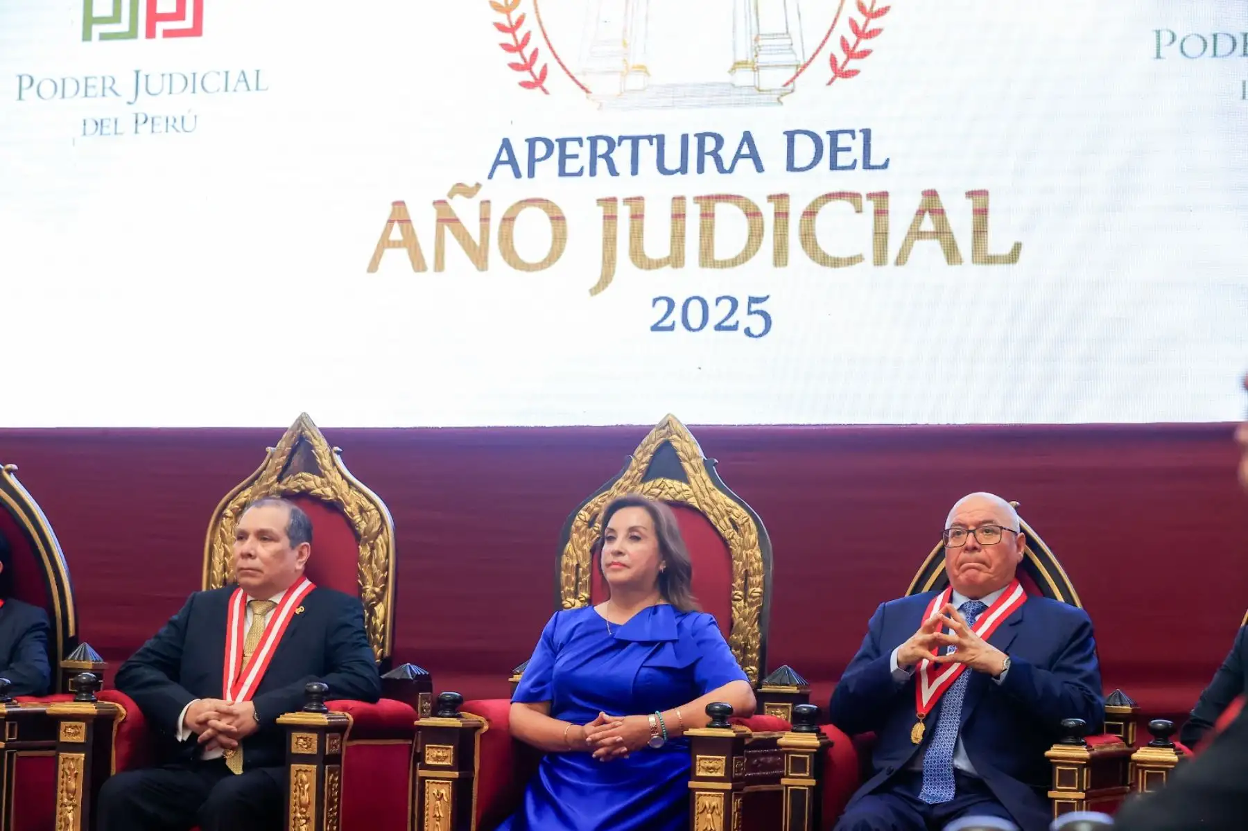 Presidenta Dina Boluarte participa en ceremonia de inicio del Año Judicial 2025. Foto: ANDINA/Prensa Presidencia