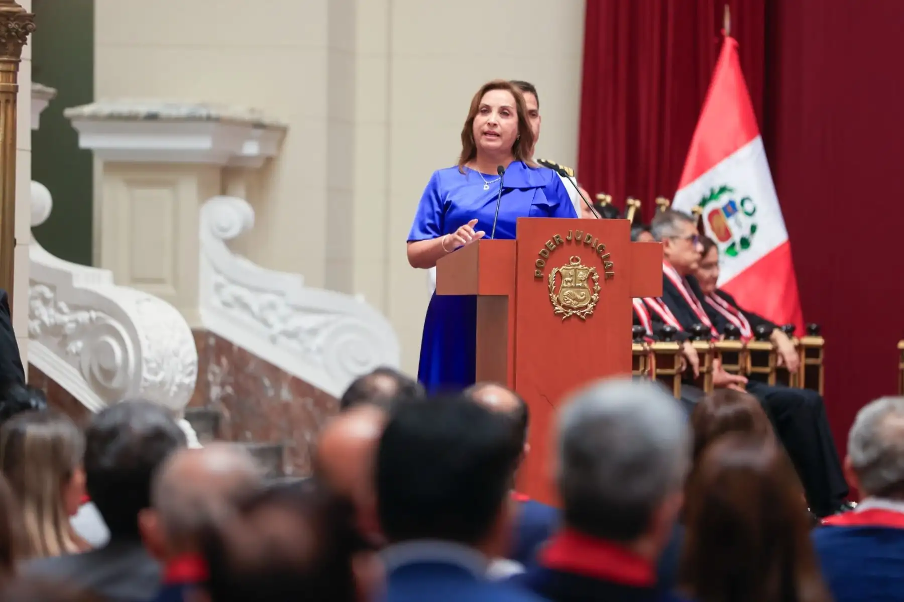 Presidenta Dina Boluarte participa en ceremonia de inicio del Año Judicial 2025. Foto: ANDINA/Prensa Presidencia
