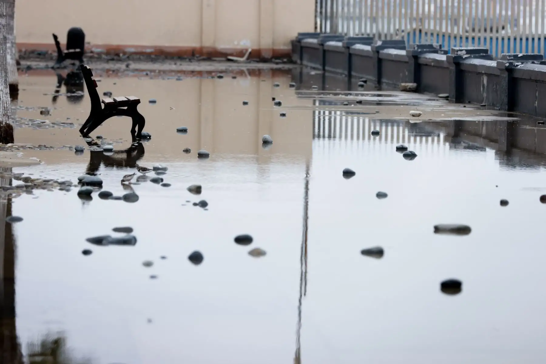 La Municipalidad del Callao ha reforzado sus medidas de prevención ante los oleajes anómalos que vienen afectando la costa chalaca. Entre las acciones destacadas se encuentra la instalación de barreras de contención y señalización en las áreas de mayor riesgo, así como el fortalecimiento de campañas informativas para orientar a la población sobre medidas de seguridad. Foto: ANDINA/Luis Iparraguirre