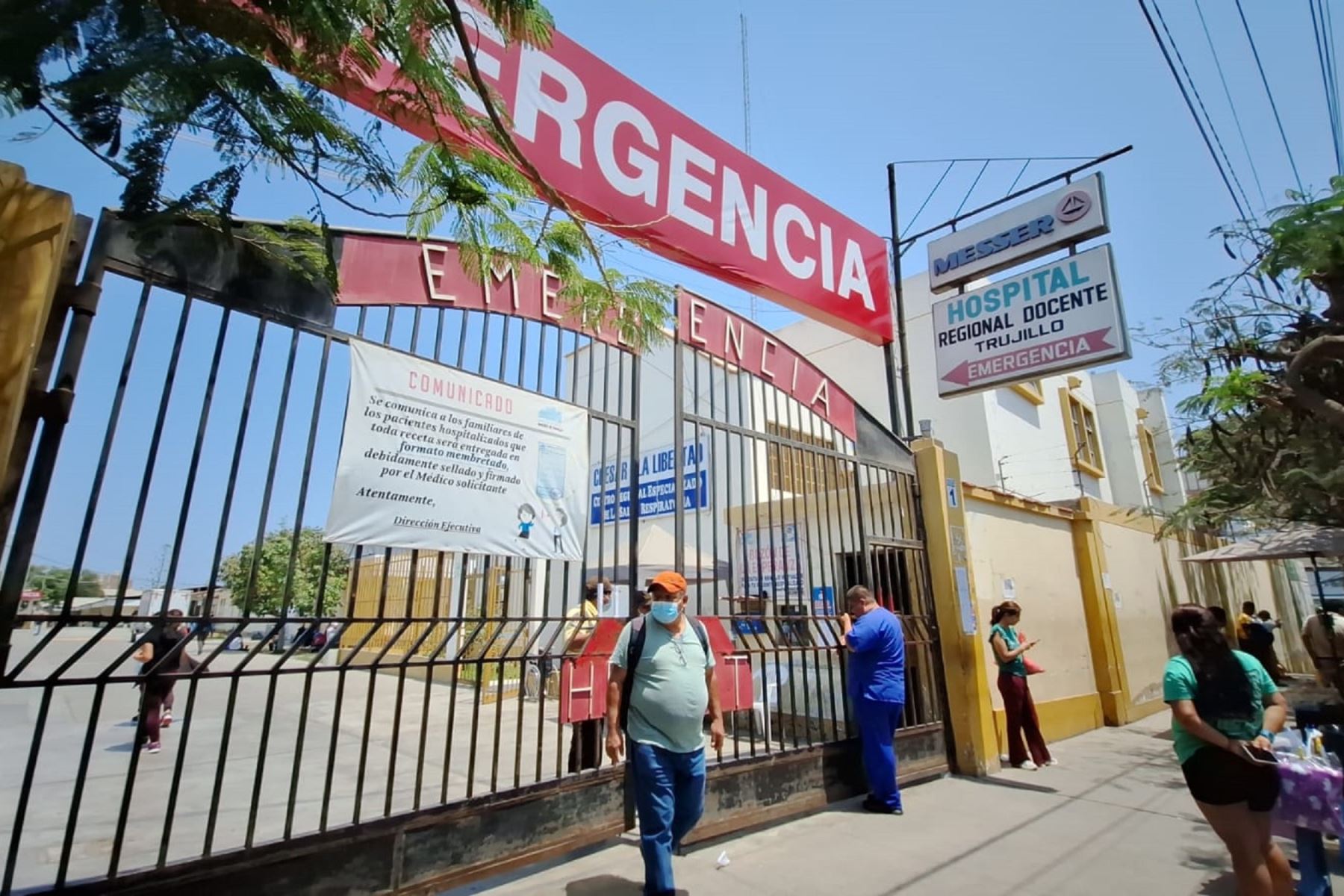 Hospital Regional Docente de Trujillo, región La Libertad.