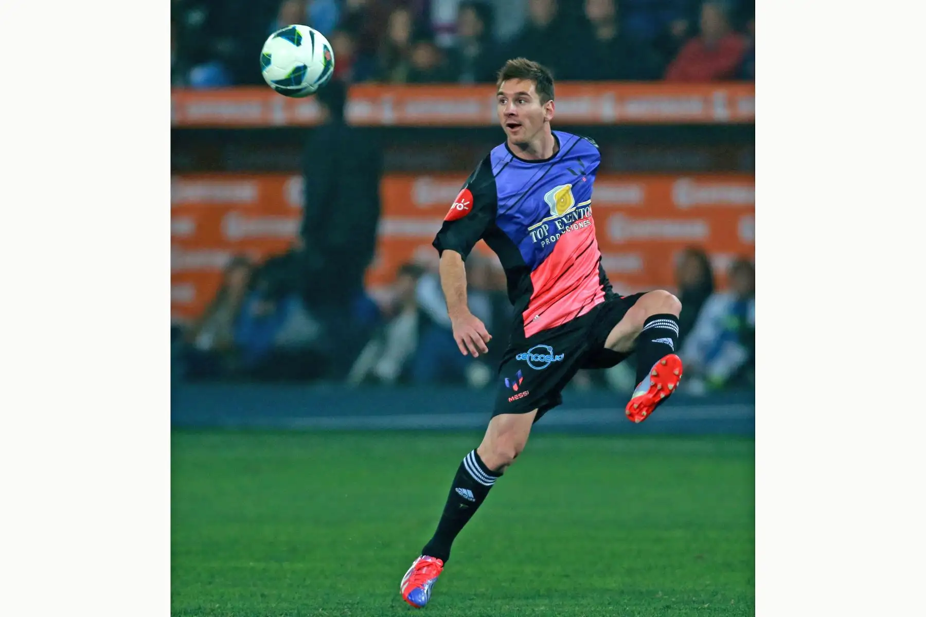2 de julio del 2013. Partido de exhibición Messi y sus Amigos vs Resto del Mundo.Foto: ANDINA/Juan Carlos Guzmán Negrini