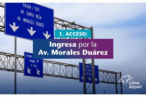 Ingreso será exclusivamente por av. Morales Duárez