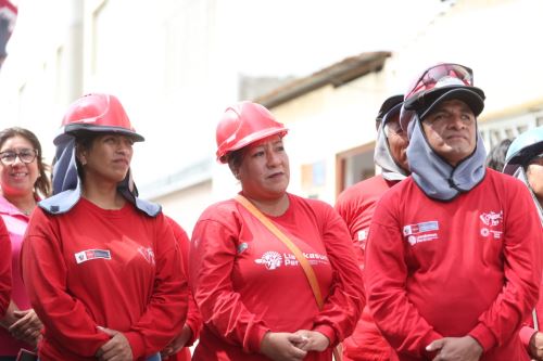 El programa estatal de empleo temporal beneficia principalmente a las mujeres. ANDINA/Difusión