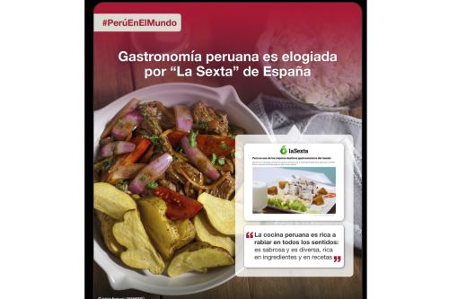 PromPerú informa sobre publicación española que reconoce a la gastronomía peruana. Foto: ANDINA/Difusión