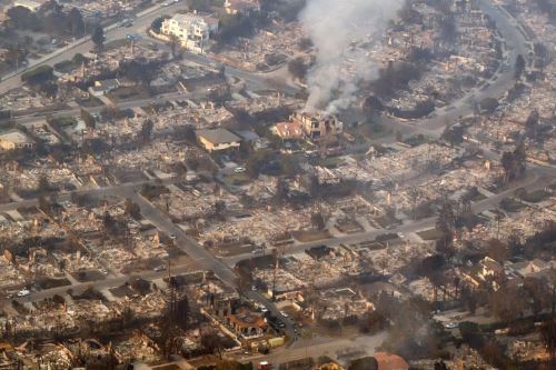 Los Ángeles: surgen los espantosos restos dejados por el fuego en Malibú