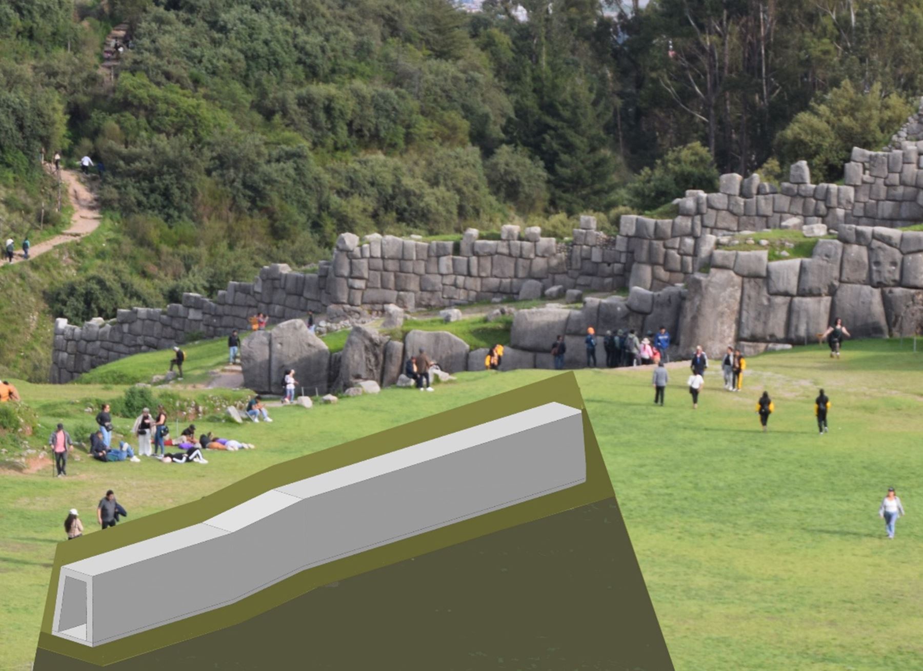 Revelan hallazgo de una red subterránea de origen inca que comunica los monumentos de Coricancha y Sacsayhuamán, ubicados en Cusco. ANDINA/Difusión