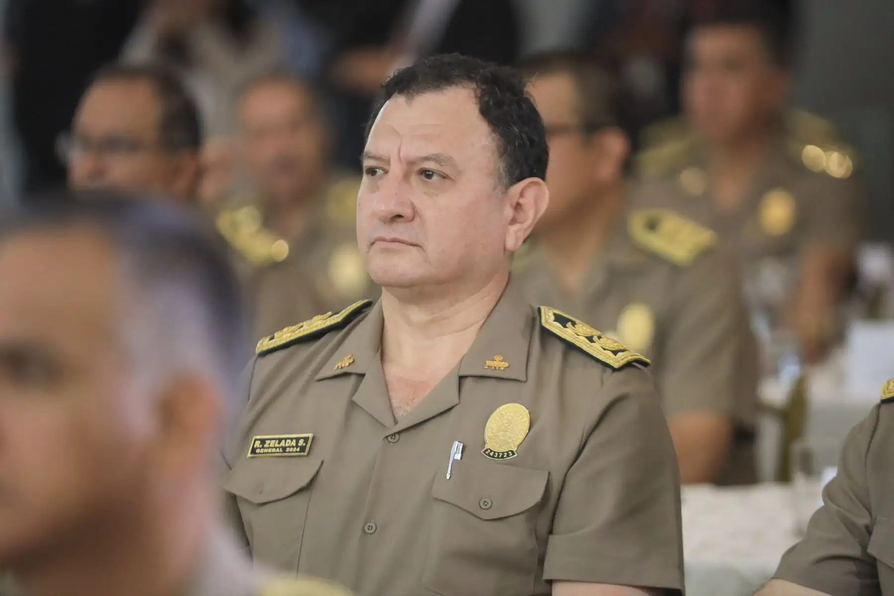 La presidenta Dina Boluarte participó en la Primera Reunión de Comando Policial – RECOPOL 2025, que se desarrolló en el Casino de Policía, sede La Molina. Foto. ANDINA/Prensa Presidencia