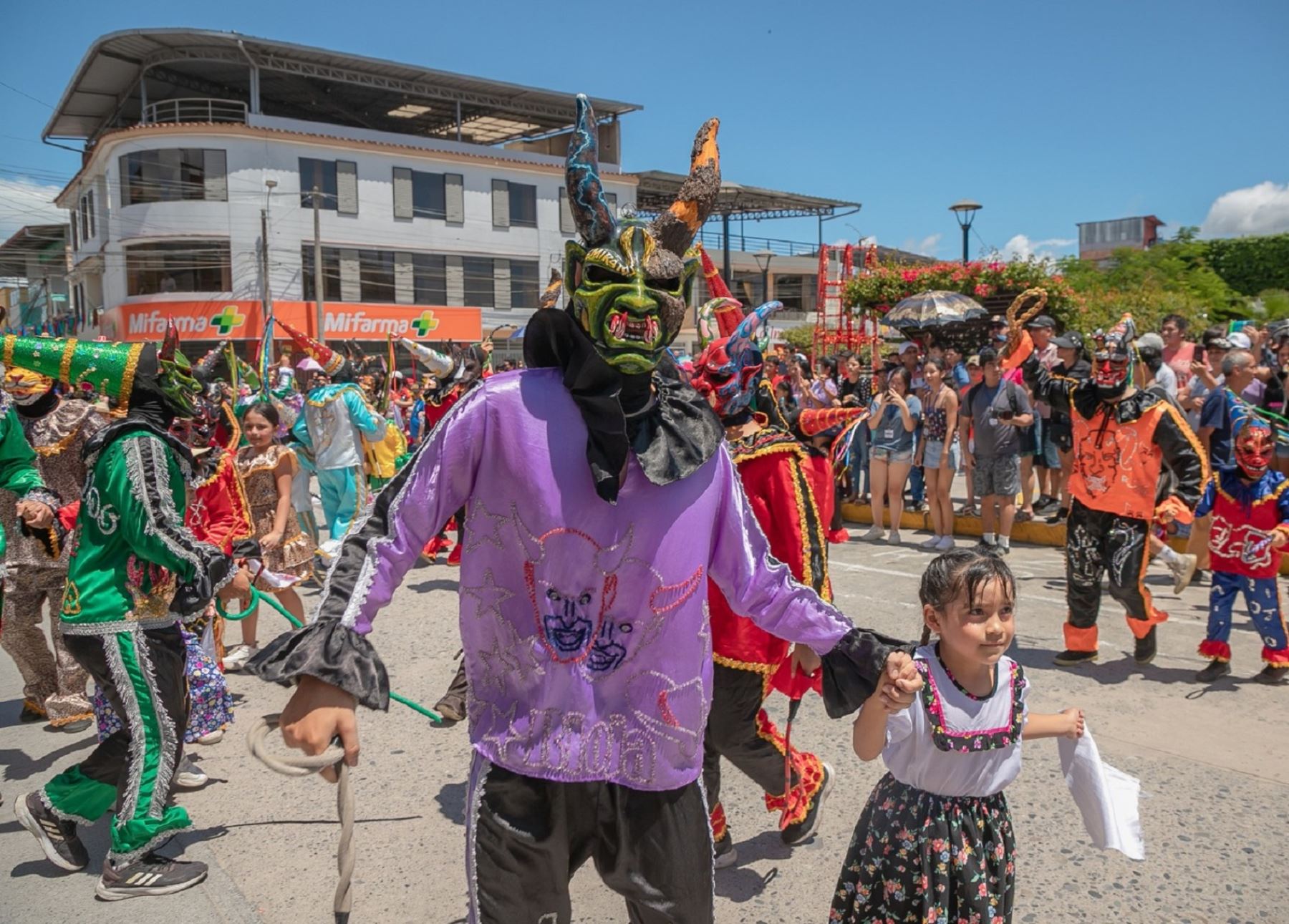 El Carnaval de Rioja es una de las festividades más importantes de la región San Martín y de la Amazonía peruana. Foto: ANDINA/difusión.